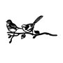 Aberto Design Bird On The Branch 04 - Negro